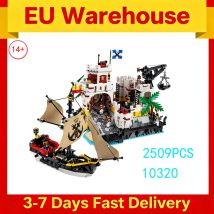 2509 Stück Piraten Serie Eldoradoe Fortressd Modell Zimmer Dekor Bausteine DIY Ziegel Erwachsene Geschenke Kompatibel mit Set 10320