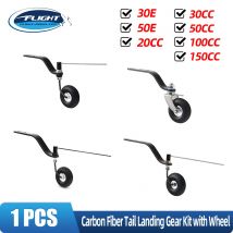 Carbon Fiber Tail Landing Gear Kit mit Rad für 30E 50E 20CC 30CC 50CC 100CC 150CC RC Modell Flugzeug