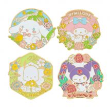 Sanrio Anime Hallo Kitty Emaille Pins für Jacke Abzeichen Pins Zubehör Kawaii Kuromi Melodie Metall Brosche für Mädchen Schmuck Geschenk