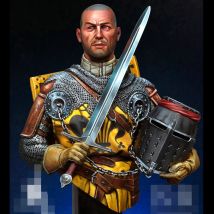 1/12 Resin-Modellbüste GK Sir William Wallace, Stirlingbrücke, 1297, Kriegsthema, 2 Köpfe, unmontierter und unbemalter Bausatz