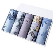 5 teile/satz Eisse ide Herren unterwäsche sexy weiche Herren Unterhose Print Boxershorts Herren atmungsaktive flache Eck hose plus Größe L-6XL