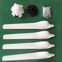 580mm Hochfeste Nylonfaser Windmühlen-Zubehör DIY 1000W 2000W Windgenerator Windturbinen 1/3/5 Weiße Rotorblätter für Zuhause