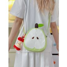 Nylon Apple Shape Crossbody Bags Design Sense Large Capacity Female Bags on Sale 2025 Brand Spring Patchwork Women's Handbags