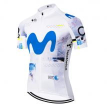 Team Movistar Radtrikot 2026 Sommer Racing Fahrradbekleidung schnell trocknend Kurzarm MTB Bike Jersey Shirt