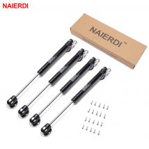 4 piezas NAIERDI 10-15 KG muebles de resorte de Gas bisagras de cocina armario bisagra hidráulica soporte de tapa caja de Hardware