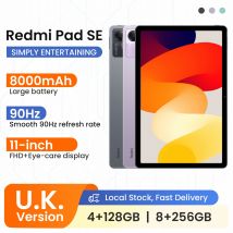UK Version Xiaomi Redmi Pad SE 8.7 inch Mi Tablet 90Hz Display 6650mAh MTK Helio G85 Dual speakers Dolby Atmos