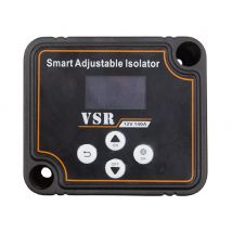 12v 140a einstellbarer Doppel batterie isolator LCD-Anzeige spannungs empfindliche Split-Ladungs relais Spannungs einstellung vsr für Wohnmobil rv