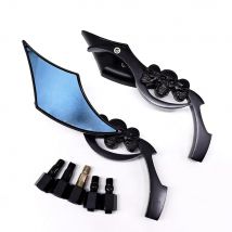 Specchietto per manubrio moto Specchietto per moto Specchietto retrovisore per manubrio con teschio Specchietto retrovisore modificato per moto scheletro retrò
