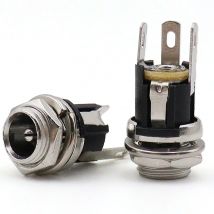 5 Stück 5,5 mm x 2,1 mm 3-poliger DC-Steckdose, Motherboard-Installationsanschluss
