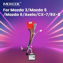 MEKEDE Für Mazda 3 2006-2015/Mazda 5/AXELA/Mazda 6/Mazda Rx-8 /Mazda CX-7 Auto Radio 16Pin Kabelbaum Adapter Kabel Canbus