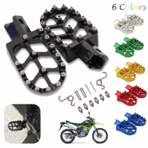 Moto CNC Pedane Universale Per HONDA CRF XR 50 70 110 M2R SDG DHZ SSR KAYO Pit Bike Colorato Poggiapiedi Modifica Del Motore