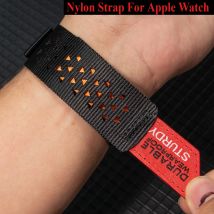 Nylon Strap For Apple Watch Band Ultra3 49mm 44mm 40mm 45mm 41mm 46-42mm Bracelet for iwatch band Series11 10 9 8 7 6 5 4 se3/2