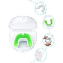 Two-colour Adult EVA Boxing Mouthguard Sports Teeth Braces Box Taekwondo Sanda Rugby MMA Mouth Guard Supplies with Box