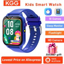Giochi per bambini Smart Watch 18 giochi 1.83 '' Telecamera HD Torcia Monitoraggio del sonno Sveglia Smartwatch Bambini Ragazzi Ragazze Regali
