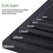 100x50cm EVA Foam Sheets Sound-absorbing Foam Board Thick EVA Rubber Plate Handmade Model Making Cosplay Thickness 3/5/10/15mm