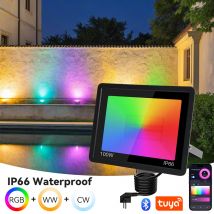 Proiettore LED RGB TUYA Smart APP Control Faretto Esterno Impermeabile IP65 Proiettore Garden Party Lampada di illuminazione per atmosfera RGB
