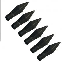 Wholesale Arrow Head Archery Replacement Rubber Broadhead Black Soft Arrow Tip Point Target Practice Archery for teens Safety