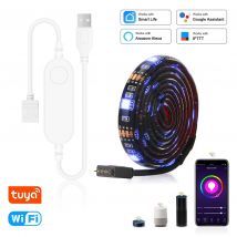 USB LED Streifen DC 5V 50CM 1M 2M Tuya Smart Wifi Flexible Licht Lampe Alexa Google Assistent schreibtisch Dekor Bildschirm TV Hintergrund Licht