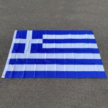 Aerlxemrbrae flagge 3x5ft Griechenland Flagge Griechischen Hellenische State Land Banner Griechenland Nationalen Banner Super-Poly Hängen Griechenland Flagge