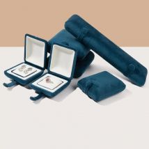 Samt Ring Box Klassische Ohrring Halskette Armreif/Armband Fall Schmuck Geschenk Box Für Hochzeit Schmuck Display Lagerung Box