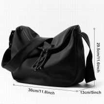 Stil Umhängetasche Nylon Wasserdichte Messenger Bag Schultasche Einfache Herren- und Damentasche Designer Sling Umhängetasche, City Bag