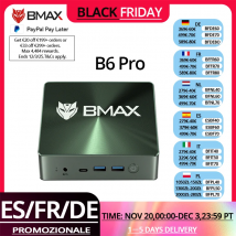 Mini PC BMAX B6 Pro, Intel Core i5-1030NG7 fino a 3,5 GHz, 16 GB LPDDR4 SSD da 512 GB 2 * HDMI 3 * USB3.0 Wi-Fi 5 Windows 11 Pro