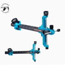 TR1003 Bogenschießen Recurve Bogen Anblick 1 Pin 9 zoll Ziel Ziel Carbon Faser Halterung Links/Rechts Hand Professionelle wettbewerbsfähige Shootin