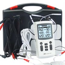60 Massagemodi 4-in-1 elektrischer Muskelstimulator Combo Physiotherapie Therapie 4000 Hz EMS IFC RUSS TENS Pulse Elektrostimulator
