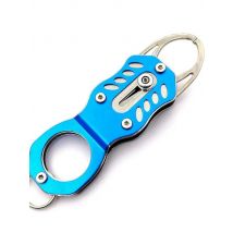 OUTKIT Fish Lip Grip Gripper Grabber Controller with Anti-Lost Rope Portable Aluminium Saltwater Fishing Equipment Tackle Tools