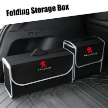 Car Storage Box Foldable Felt Car Trunk Storage Box Accessories For Peugeot 207 3008 206 208 308 307 407 508 2008 5008 107 106