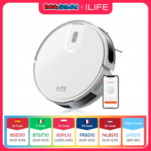 Robot aspirador ILIFE V20, succión 5000Pa, navegación inteligente SOF LiDAR, Control por aplicación, limpieza personalizable, carga automática