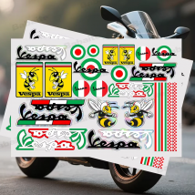 Moto Sticker Auto Body Bumper Windows Motorcycle Laptop Walls Vinyl Film Decal Car Tuning Decal For Piaggio Vespa Helmet Sticker