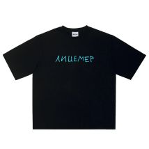 Harajuku Übergroße Streetwear Herrenbekleidung DK Лицеukka Grafikdruck T-Shirt Baumwolle Hip Hop Brief Kurzarm Top T-Shirt Goth Y2k