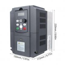 VFD 11KW Single Phase to 220V/380V 0.75kw 1.5 kw 2.2kw 4kw 5.5kw 7.5kw Variable Frequency Inverter ac drive For Motor