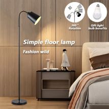 Kreatives Design Eisen farbe Stehlampe Hotel Wohnzimmer Schlafzimmer muss 360 ° drehbaren Kopf e27 3-Gang-Helligkeit LED-Licht haben