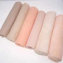 150 cm breit Puppenhaut Stoff einfarbig Plüschtuch DIY Patchwork Nähzubehör Zubehör