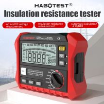 HT5203&HT5205 großes LCD-Digital-Widerstandsmessgerät RCD/Loop-Tester 0-100 GΩ DC 1000 V AC 750 V Leckageschaltertester