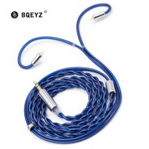 BQEYZ Frost-Standardkabel für tragbare kabelgebundene HiFi-In-Ear-Monitore, 0,78 mm 2-poliger Stecker für audiophiles Ersatzkabel
