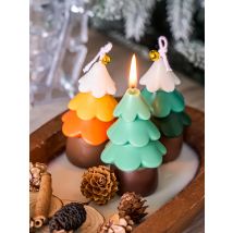 Weihnachtsbaum Kerze Acrylform DIY Weihnachtsbaum Aromatherapie Kerze handgemachte Seife einfach zu entformen Acryl Formen Home Decor