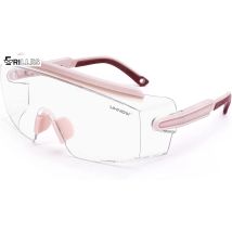 Occhiali di sicurezza industriale, resistenti agli urti con protezione UV, design antivento full frame per laboratorio, ciclismo, costruzione
