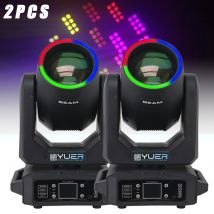 2PCS LED 200W Fascio Spot Ruota 18 Prisma Gobo Decorazione di Cerimonia Nuziale Testa Mobile Illuminazione Della Fase Del Partito Dj KTV Danza DMX Luci Sharpy