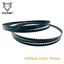 FOXBC 1400mm Brzeszczoty do pił taśmowych 1400x6.35x0.35mm TPI 6 10 14 Pasują do pił taśmowych