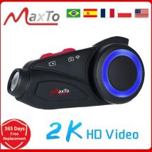 Maxto M3S zestaw słuchawkowy do kasku motocyklowego domofon Bluetooth wodoodporny obiektyw WiFi 1440p wideorejestrator DVR domofon