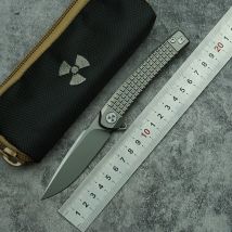 2023 neue jr9613 Flipper Klappmesser m390 Klinge Titan Griff Outdoor Camping Überlebens küche multifunktion ale edc Werkzeuge