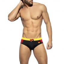 Männer Schwimmen Briefs Sexy Schwimmen Kurze Wasser Sport Strand Hosen Badeanzug Flagge Wort Tasse Bademode Sexy Männlichen Anzug Surfen Schwimmen tragen