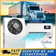 Treeligo 12 V 24 V Kühle Klimaanlage Parkplatz Kühlung AC Kit Elektrische Traktor Kabine Split Für Lkw Camper Van Caravans Motor Hause
