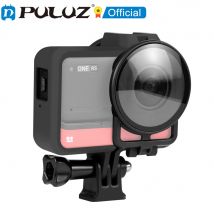 Custodia con telaio in plastica PULUZ con protezione per obiettivo per Insta360 One RS 360 Edition Custodia protettiva