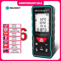 Telemetro Laser Mileseey X5, Misuratore di Distanza Digitale Laser, Metro Laser, Metro a Nastro Laser