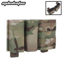 OPHIDIAN Double Dump Pouch, Flashlight Holster for 9mm 5.56 Mm, Magazine Pouch Molle Tool Bag, Safety IFAK Mag Pocket