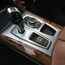 Für BMW x5 x6 e70 e71 Edelstahl Auto Styling Innen mittel konsole Schalttafel Abdeckung Aufkleber Verkleidung Autozubehör